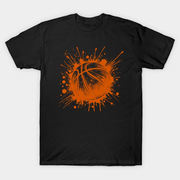 Explosive Basketball T-Shirt by Muslimory